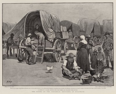 The Rising of the Matabele, Refugees at Buluwayo by Henry Marriott Paget
